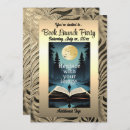 Search for book launch cards invites Promotional