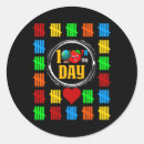 Search for counting the days stickers 100th day of school