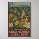 Recherche de la grande barrière de corail posters Coloré