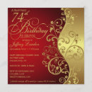 Search for 74th invitations Elegant