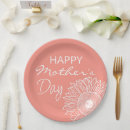 Search for mothers day paper plates Floral