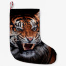 Recherche de tigre chaussette de noël Animal