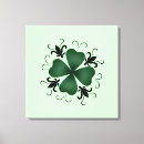 Search for four leaf canvas prints St patricks day