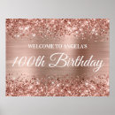 Search for 100th birthday posters Glitter