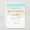 Search for beach engagement party invitations Blue