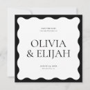 Recherche de black border invitations Contemporain