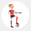Search for girls soccer player stickers Athlete