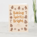 Search for baking spirits bright christmas cards Cute