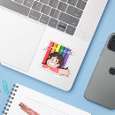 Search for cartoon character stickers Rainbow