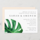 Search for destination engagement party invitations Palm leaves