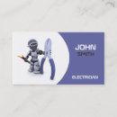 Recherche de électricien commercial cartes visite Entrepreneur