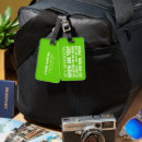Search for funny luggage tags Green