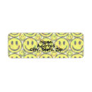 Search for happy face return address labels Happiness