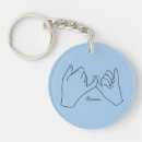 Search for swearing keychains Pinky swear