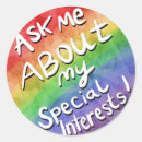 Search for ask me about stickers Rainbow