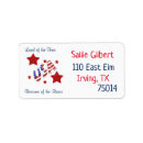 Search for soldier return address labels Military