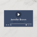 Recherche de production cinématographique cartes visite Film