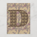 Search for monogram d postcards Initial