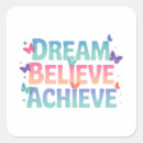 Search for believe and achieve stickers Growth