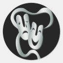 Search for black mask stickers Theatre