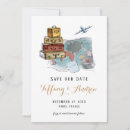Search for passport wedding save the dates Vintage