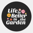 Search for life is a garden stickers Flowers