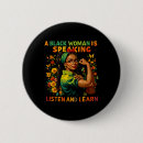 Search for mon buttons Black woman