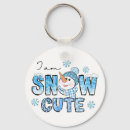 Search for snowflakes rounded keychains Cute