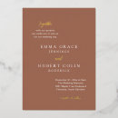 Search for copper foil wedding invitations Modern