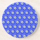 Search for evil eye coasters Blue