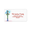 Search for post return address labels Watercolor
