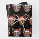 Search for christmas football wrapping paper Santa