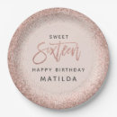 Search for 16th birthday plates Minimal