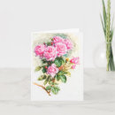Recherche de peinture rose vœux cartes Rétro