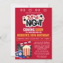 Search for movie night birthday invitations Film