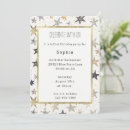 Search for silver star birthday invitations Blue
