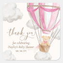 Search for pink and brown baby shower stickers We can bearly wait