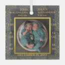 Recherche de jumeaux bébé ornements Premier noël