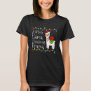 Search for alpaca christmas tshirts Llama