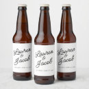 Search for wedding beer labels Black and white