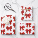 Search for glam christmas wrapping paper Red