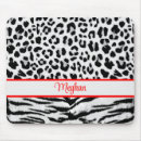 Recherche de rayures tigre tapis souris Noir et blanc