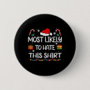 Search for hate christmas buttons Likely