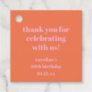 Search for orange and pink birthday Fun