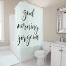 Search for shower curtains Typography