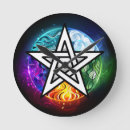 Recherche de pentagramme horloges Wiccan