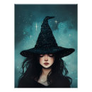 Recherche de nuit de halloween posters Sorcière