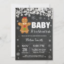 Search for gingerbread man invitations Baby its cold outside