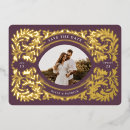 Search for royal purple invitations Vintage