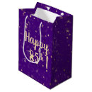 Search for purple and gold gift bags Party